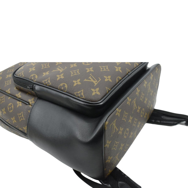Louis Vuitton Dean Monogram Macassar Backpack Bag - Left Side
