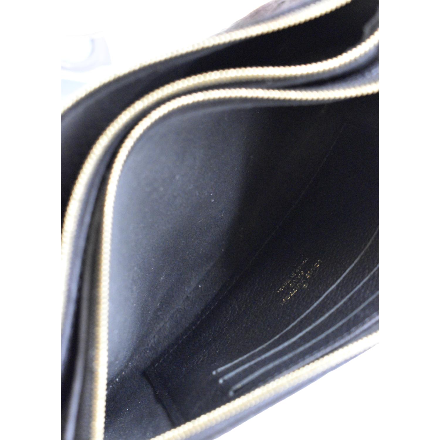 Double Zip Pochette Monogram Empreinte Leather - Women - Small