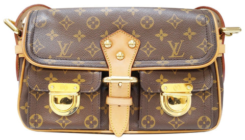 LOUIS VUITTON Monogram Canvas Hudson PM Shoulder Bag