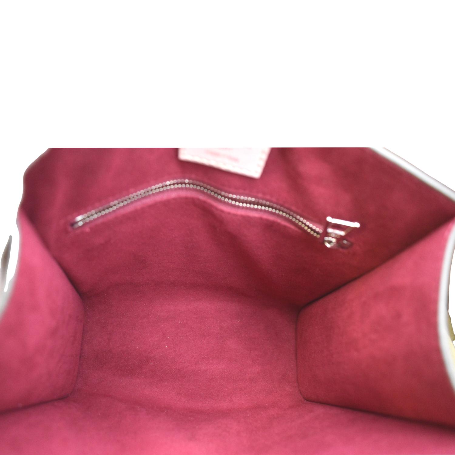 Louis Vuitton SAC PLAT PM Red Epi Grained Leather Handbag