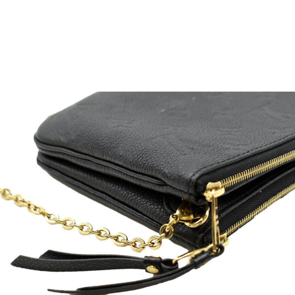 Louis Vuitton Double Zip Pochette Empreinte Bag - Right Side Chain