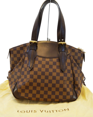 LOUIS VUITTON Verona MM Damier Ebene Shoulder Handbag