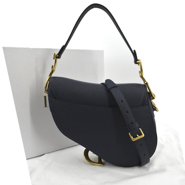 Christian Dior Saddle Calfskin Leather Shoulder Bag - Back