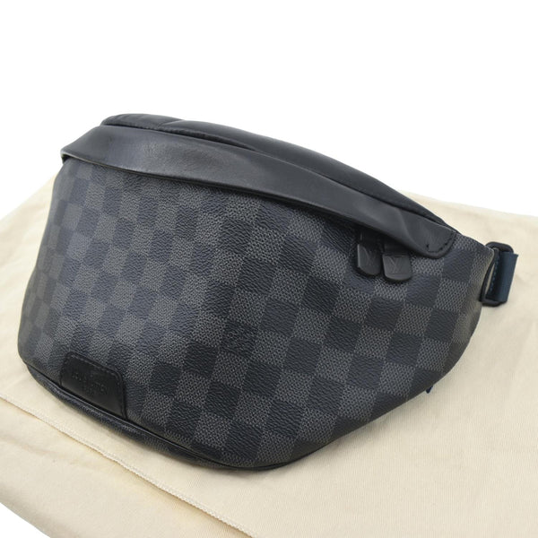 Louis Vuitton Discovery Damier Graphite Leather Bumbag - Left Side