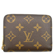 LOUIS VUITTON Monogram Canvas Zippy Coin Purse Brown
