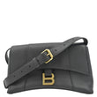BALENCIAGA Treize Leather Shoulder Bag Black