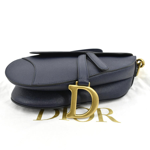 Christian Dior Saddle Calfskin Leather Shoulder Bag - Bottom