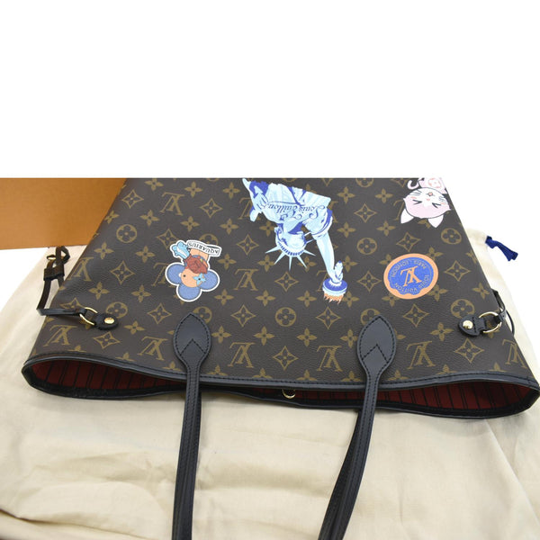 Louis Vuitton Neverfull Patches MM Monogram Tote Bag - Top 