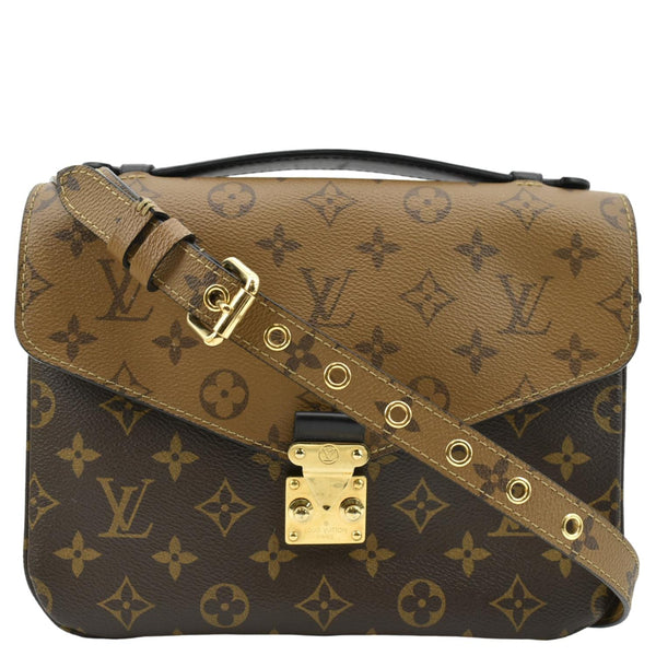 Louis Vuitton Metis Pochette Canvas Crossbody Bag - Front