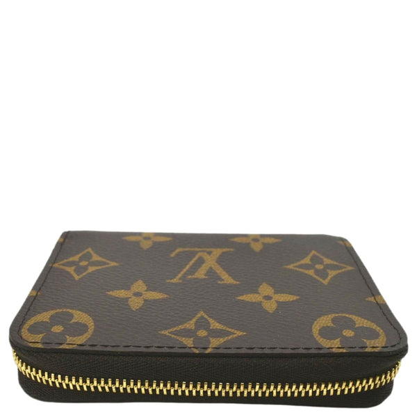 LOUIS VUITTON Monogram Canvas Zippy Coin Purse Brown