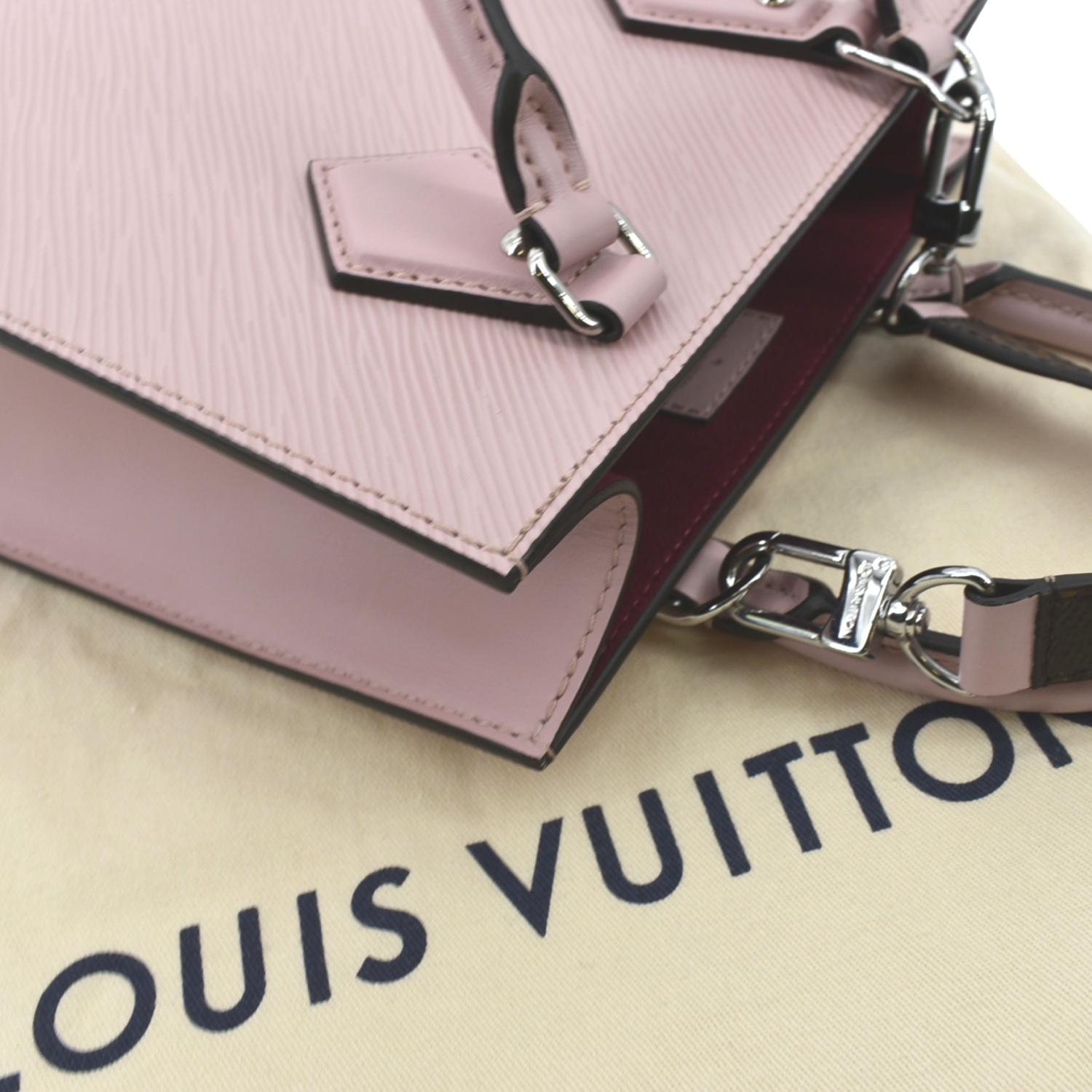 Louis Vuitton Sac Plat BB Bag Epi Grained Leather In Rose