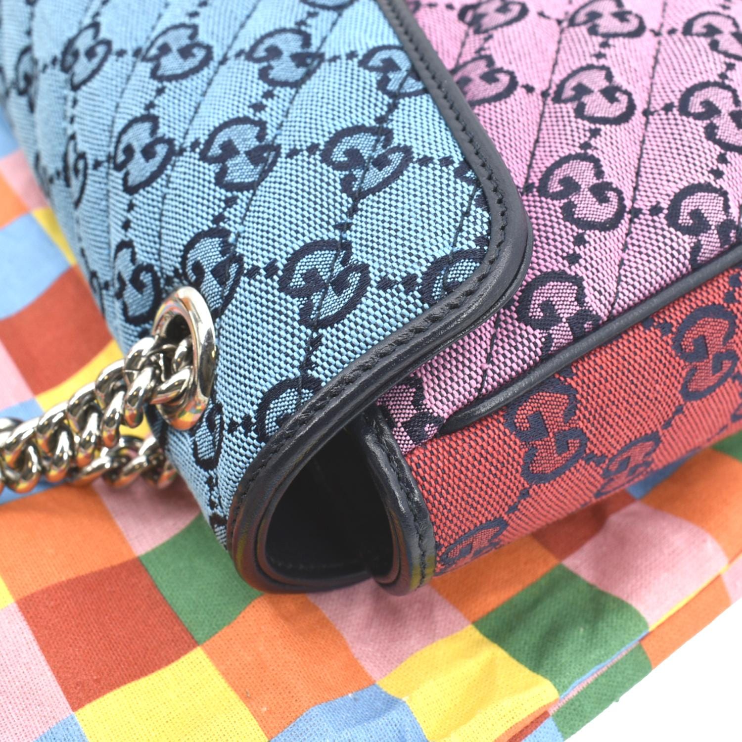 Dionysus chain wallet cloth crossbody bag Gucci Multicolour in