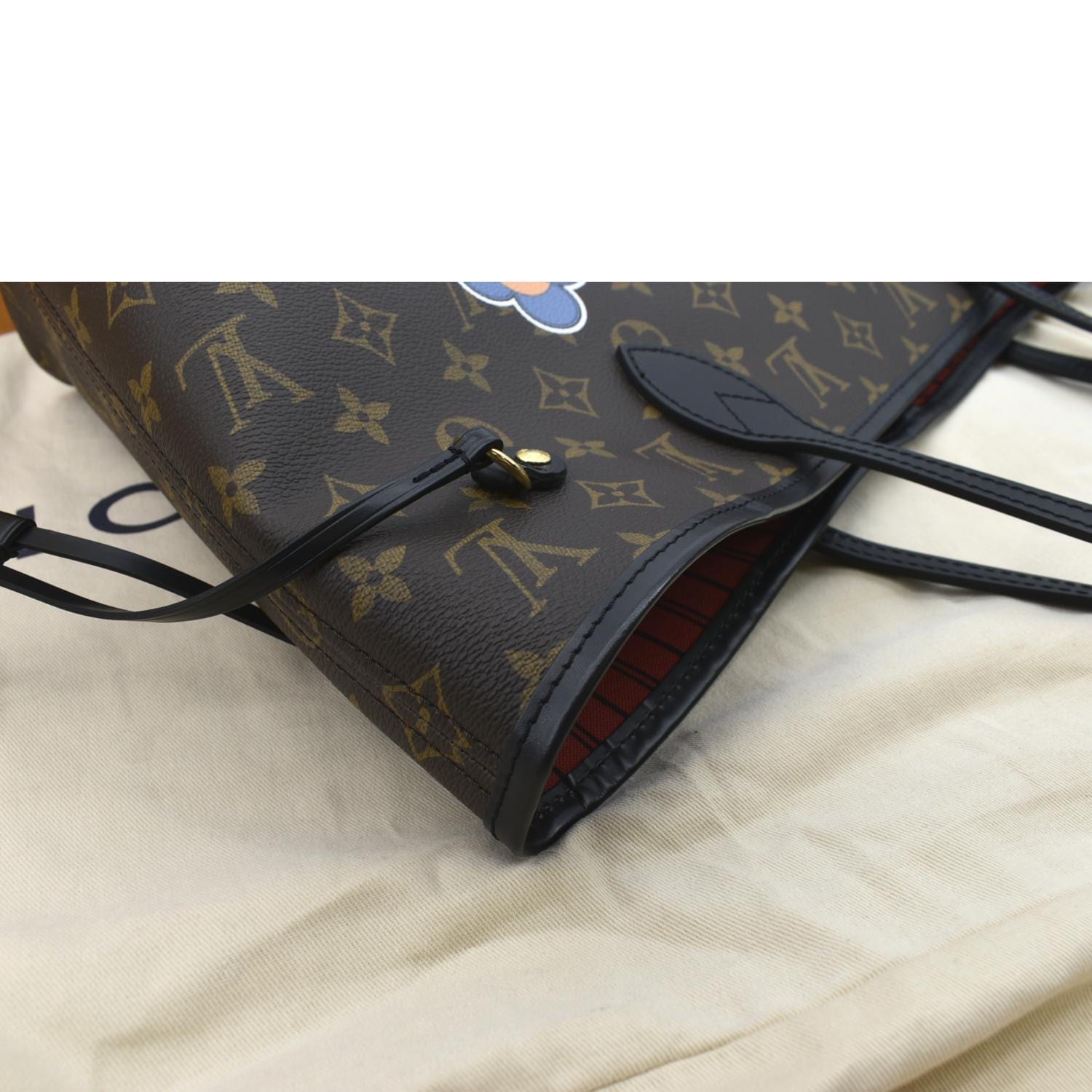Louis Vuitton Damier Ebene Patches Neverfull MM NM QJB47X0T0A000