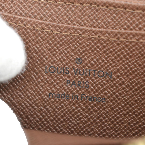 LOUIS VUITTON Monogram Canvas Zippy Coin Purse Brown