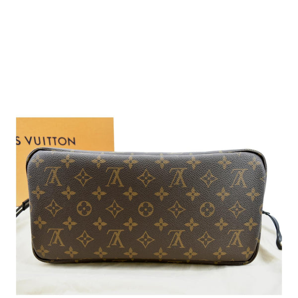 Louis Vuitton Neverfull Patches MM Monogram Tote Bag - Bottom 