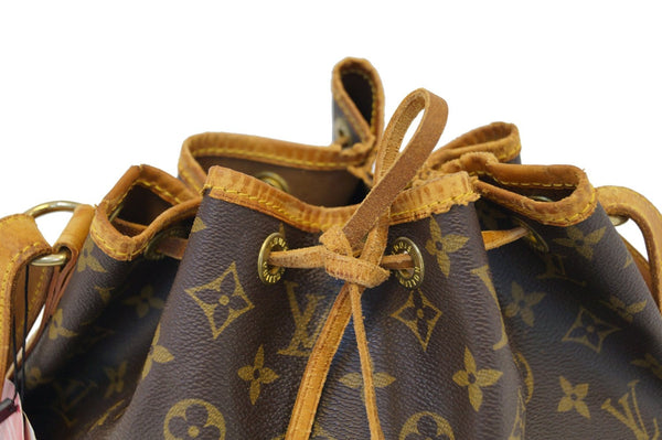 LOUIS VUITTON Monogram Brown Petit Noe Shoulder Bag