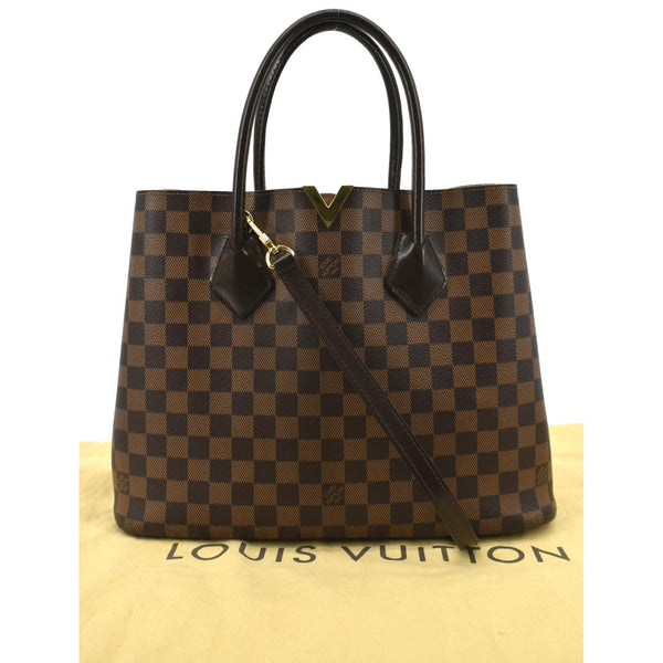 Louis Vuitton Kensington Damier Ebene Tote Bag Brown - Back