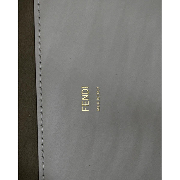 Fendi Sunshine Plexiglass Leather Shoulder Tote Bag - Made in Italy