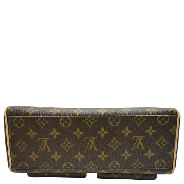 Louis Vuitton Manhattan PM Monogram Canvas Satchel Bag- Bottom