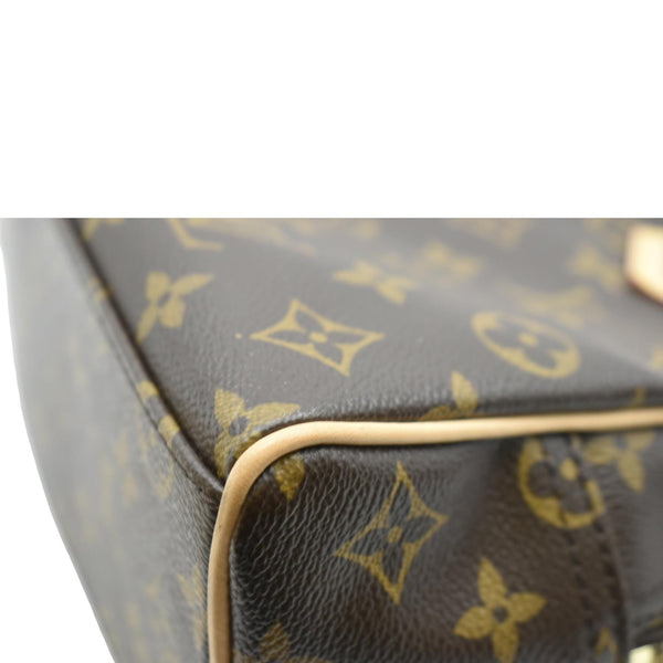 Louis Vuitton Manhattan PM Monogram Canvas Satchel Bag - Right Bottom