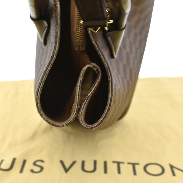 Louis Vuitton Kensington Damier Ebene Tote Bag Brown - Corner