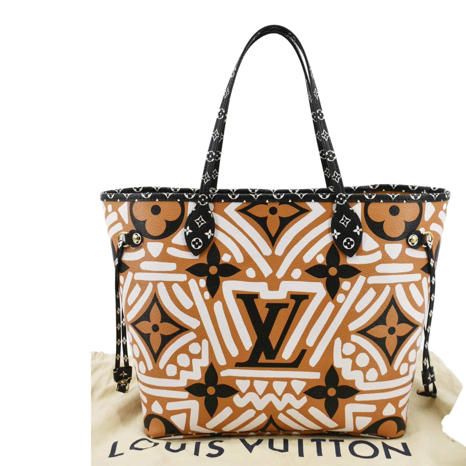Louis Vuitton Limited Edition Monogram Crafty Neverfull MM Tote