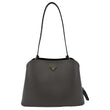 Prada Matinee Saffiano Leather Shoulder Bag Fumo - Front
