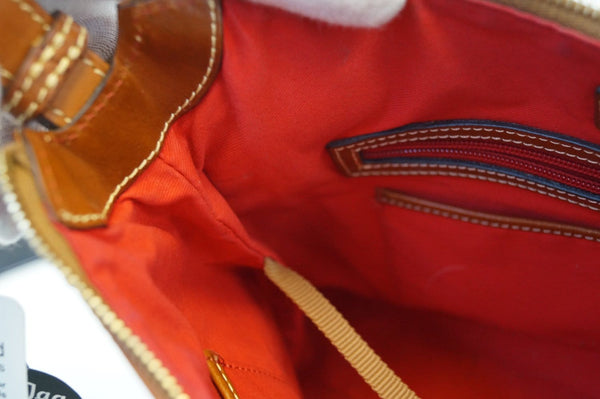 Dooney and Bourke Handbags - Leather Blue Shoulder Bag - red interior