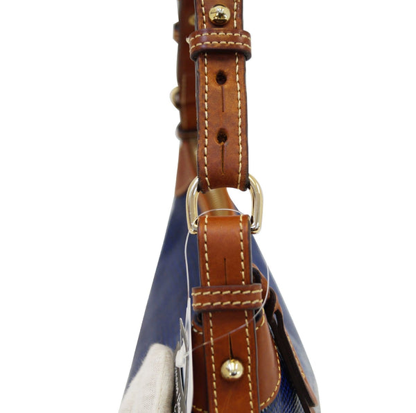 Dooney and Bourke Handbags - Leather Blue Shoulder Hobo Bag - handles