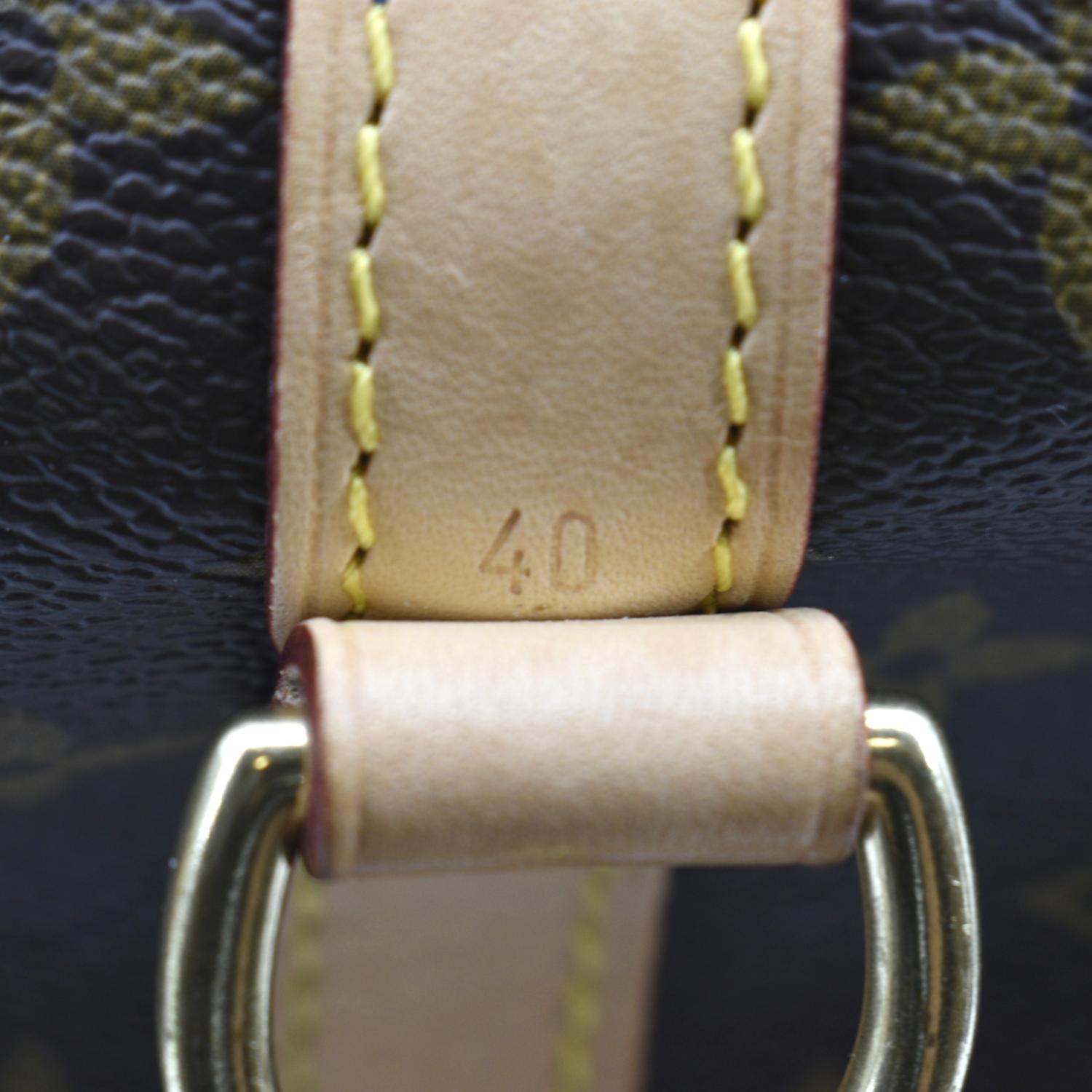 Auth. Louis Vuitton monogram speedy 40. ( A5 ) .