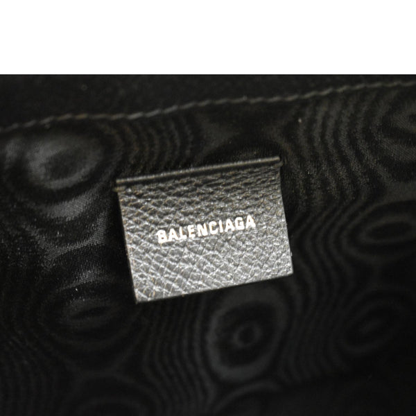 BALENCIAGA X Gucci Hacker Project Web BB Canvas Wristlet Clutch Black 680382