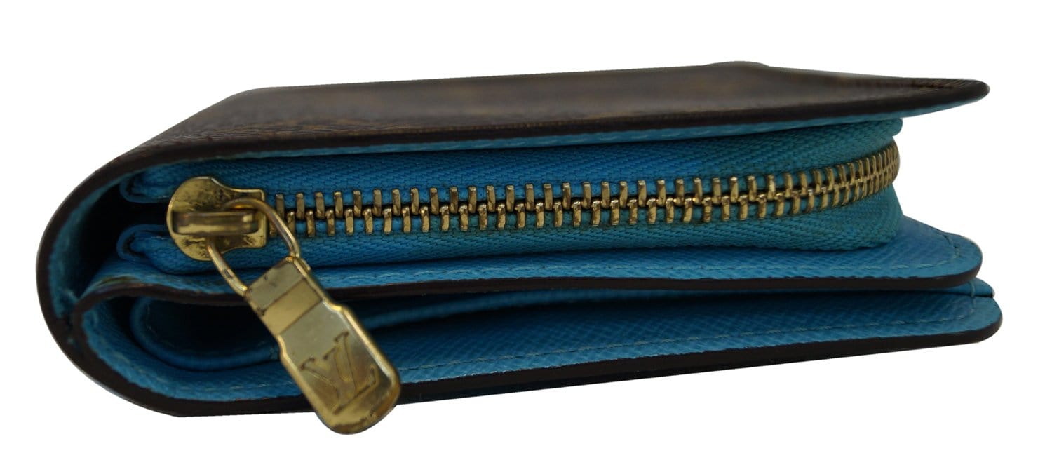Louis Vuitton Blue Zippy Wallet ○ Labellov ○ Buy and Sell