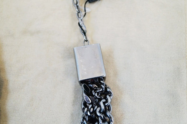 Burberry Necklace Adjustable - Steel Connector 