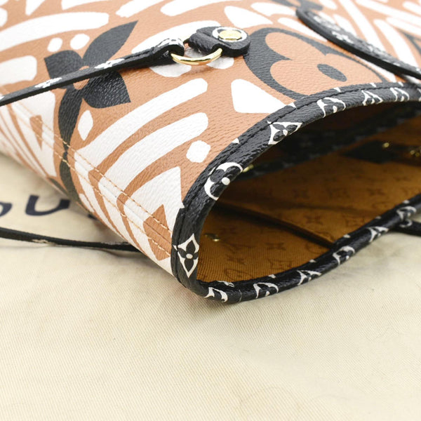 Louis Vuitton Neverfull MM Monogram Canvas Tote Bag - Top Left