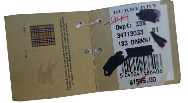 Burberry Necklace Adjustable - Authentication Card