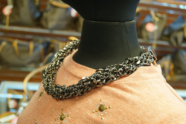 Burberry Necklace Adjustable - Mannequin Side