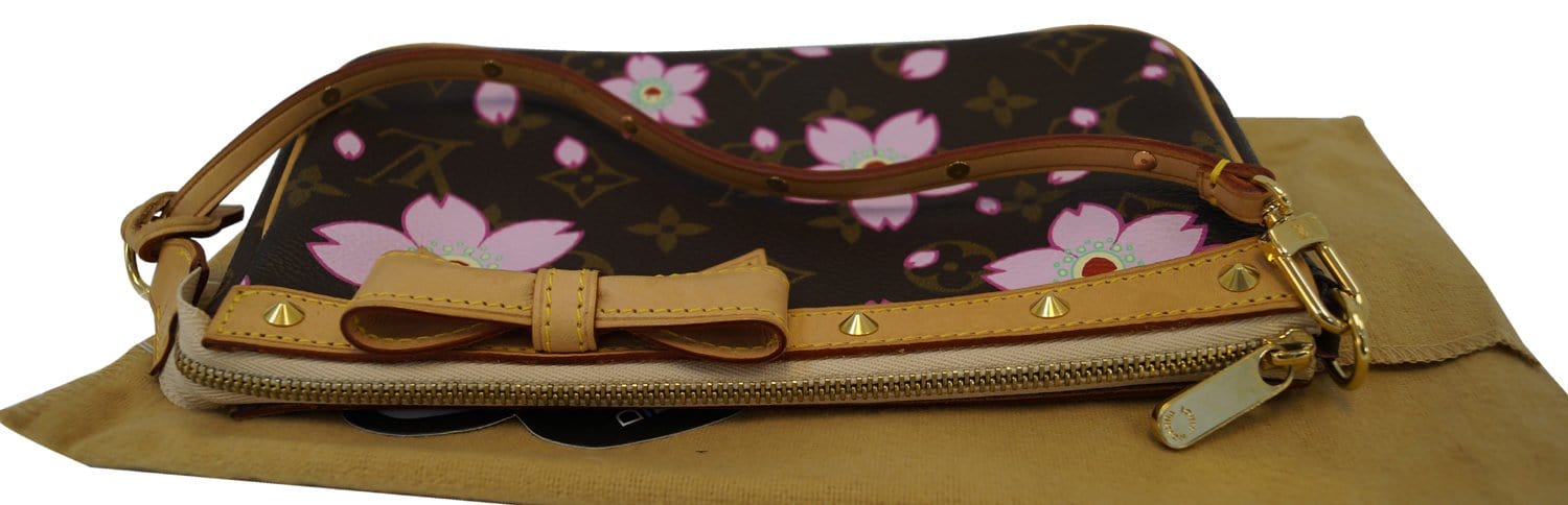 Louis Vuitton, Bags, Authentic Louis Vuitton Pochette Accessoires Bag  Ar03 Purse Cherry Blossom