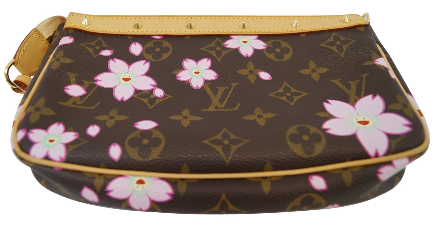 vuitton monogram cherry blossom pochette accessoires
