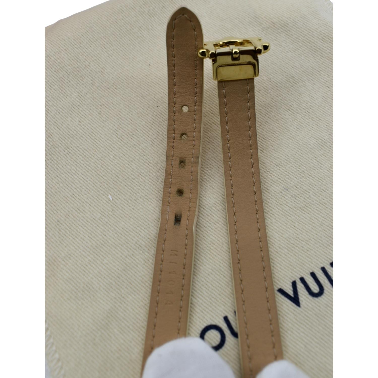 Leather bracelet Louis Vuitton Red in Leather - 34805004
