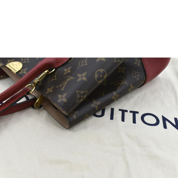 LOUIS VUITTON Flandrin Monogram Canvas Tote Shoulder Bag Cerise Cherry