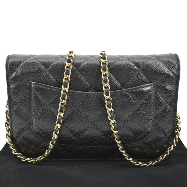 Chanel Boy Woc Caviar Leather Wallet Clutch Bag - Back