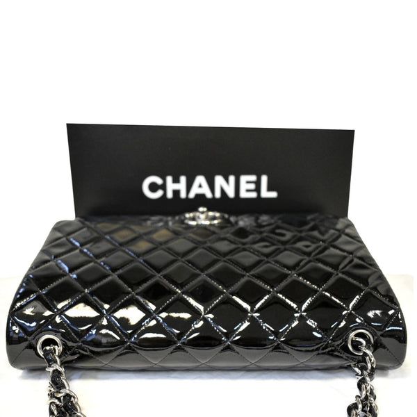 Chanel Classic Maxi Double Flap Leather Shoulder Bag - Top