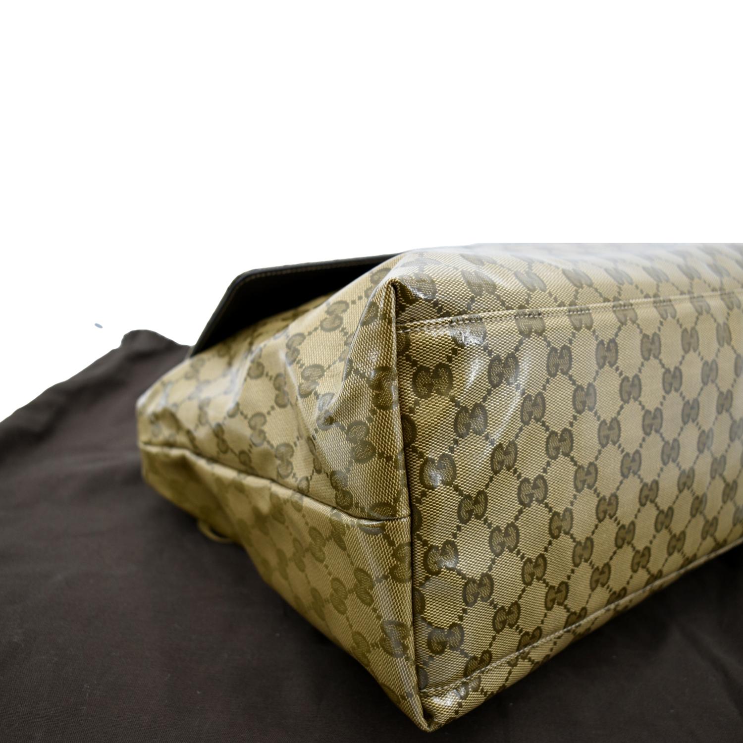 GG Crystal Medium Tote Bag in Black - Gucci