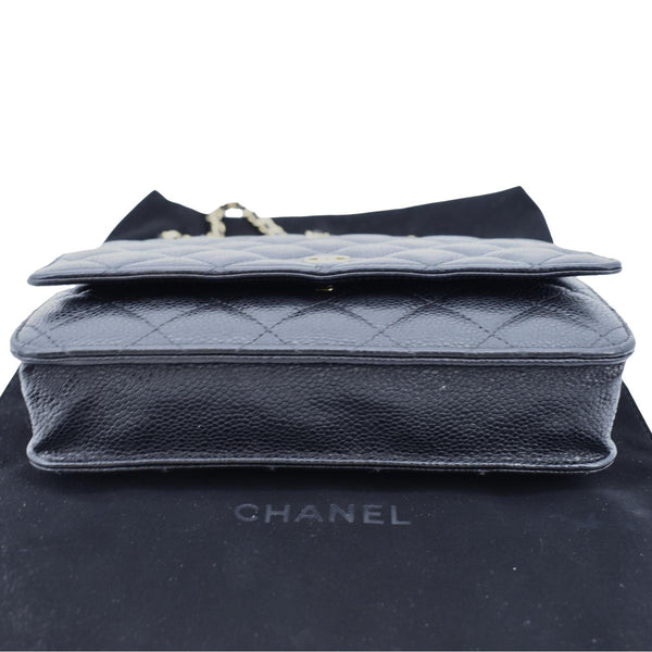 Chanel Boy Woc Caviar Leather Wallet Clutch Bag - Bottom
