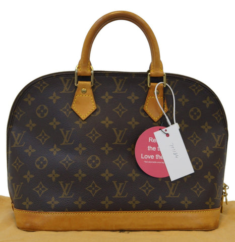 LOUIS VUITTON Monogram Canvas Alma Satchel