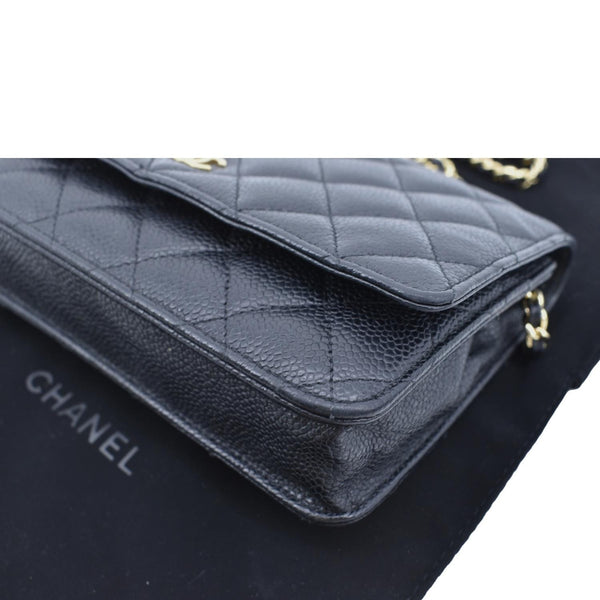Chanel Boy Woc Caviar Leather Wallet Clutch Bag - Bottom Right