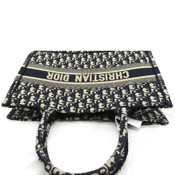 Christian Dior Book Medium Oblique Embroidery Tote Bag - Top