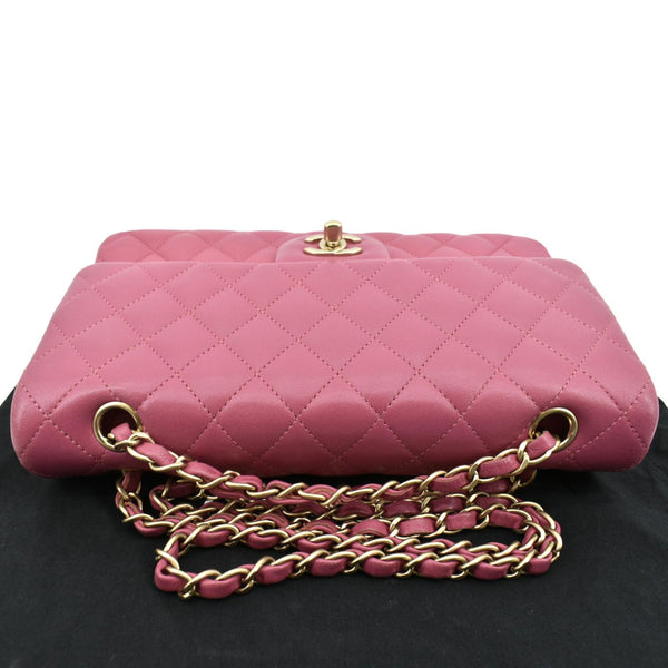 Chanel Classic Medium Double Flap Leather Shoulder Bag - Top