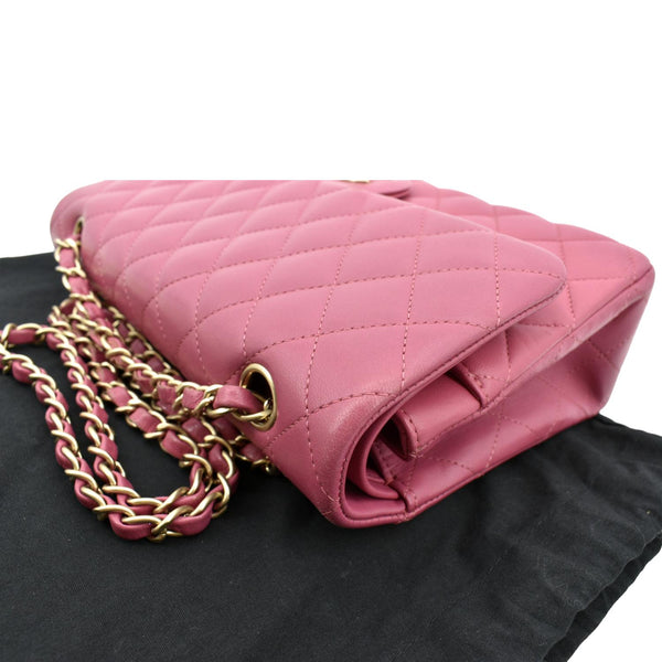 Chanel Classic Medium Double Flap Leather Shoulder Bag - Top Left
