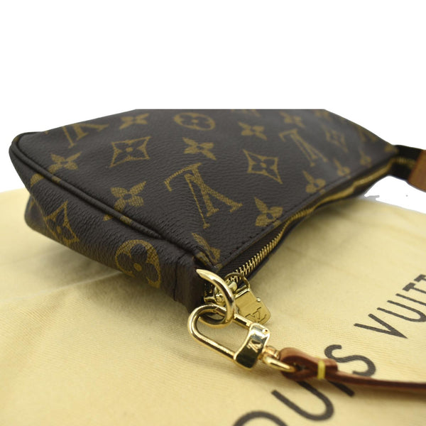 LOUIS VUITTON Pochette Accessoires Monogram Canvas Pouch Bag Brown